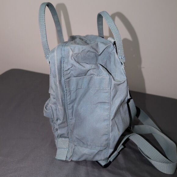 Fjallraven Kanken Mini Backpack Turquoise Teal School Hiking Everyday Outdoor ** - Picture 3 of 10